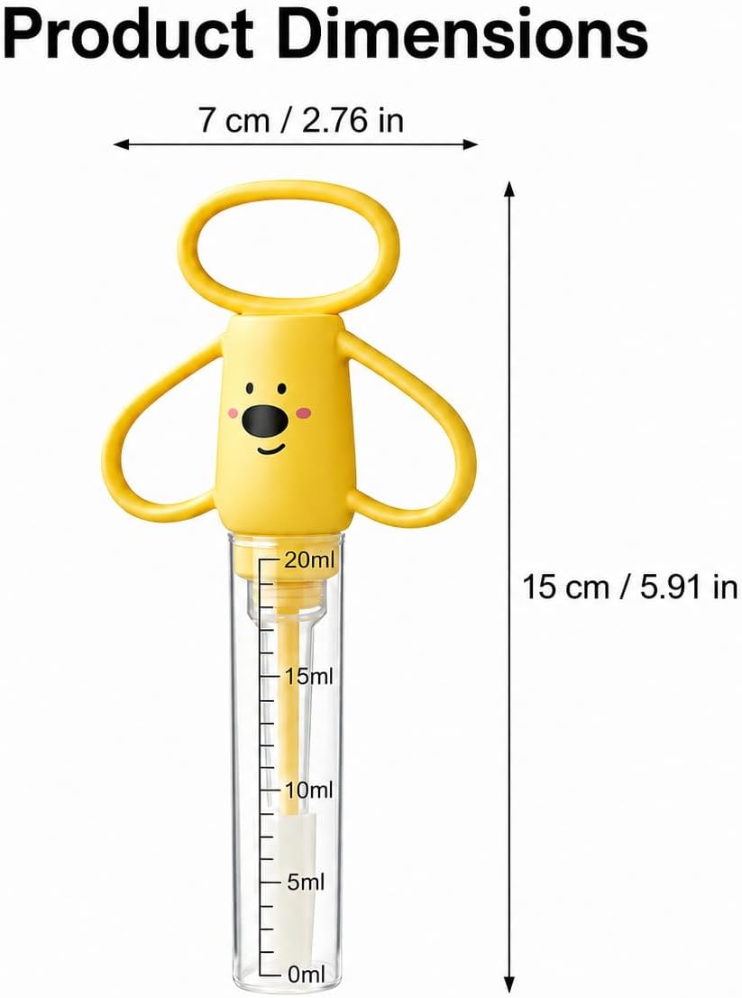Pet Pill Shooter for Dogs Cats Pet Feeding Kit with2 Replaceable Soft