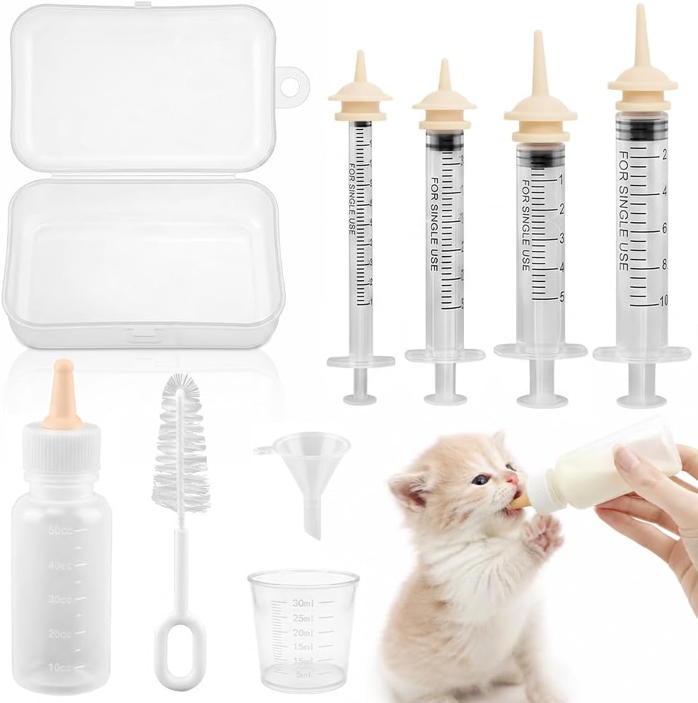 Pet Nursing Kit for Newborn Kittens Puppies & Small Animals
