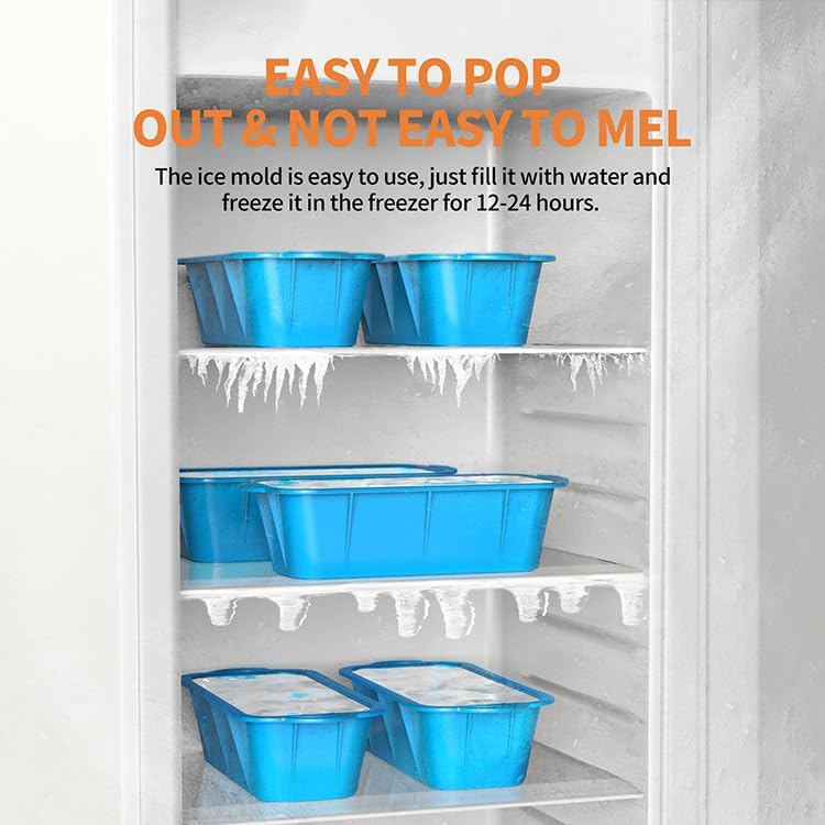 Extra Large Ice Block Mold for Ice Bath Water Chiller
