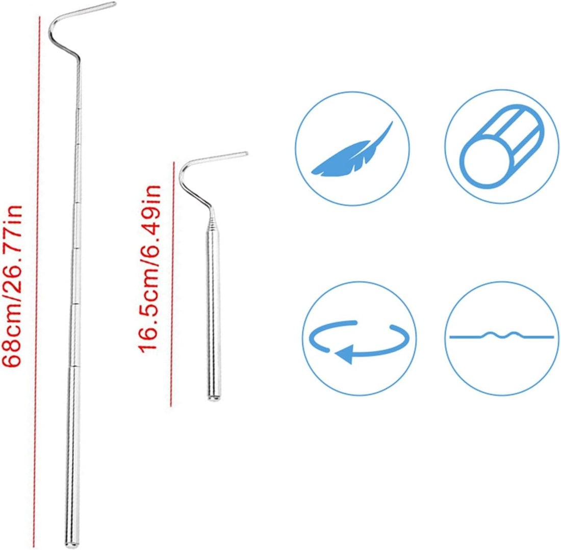 Small Snake Hook,Retractable Reptile Hook Snake Hook Reptile Capture