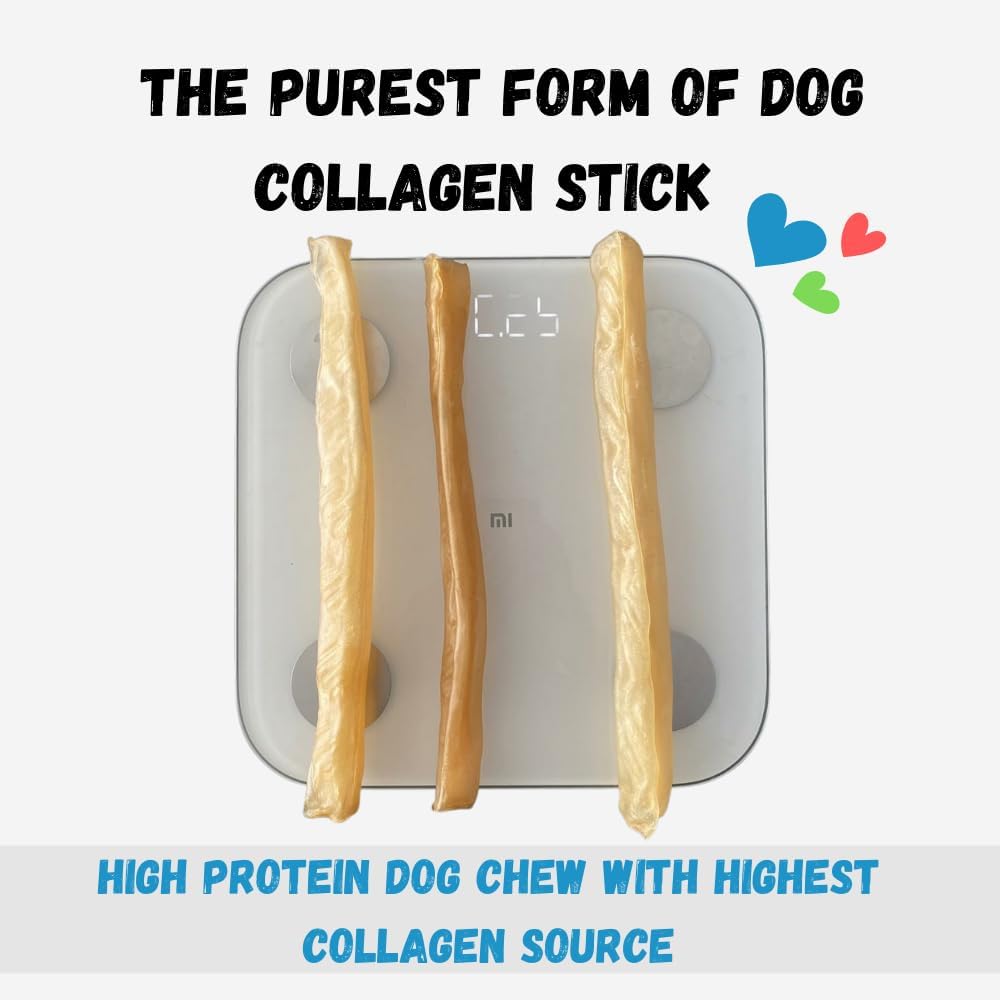 Amazing Dog Treats -Small Collagen Stick - - Collagen Beef Cheek Rolls