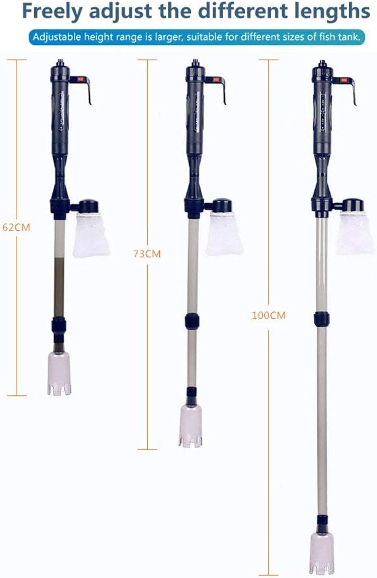 Electric Battery/Adapter Powered Vacuum Water Filter Cleaner Sand