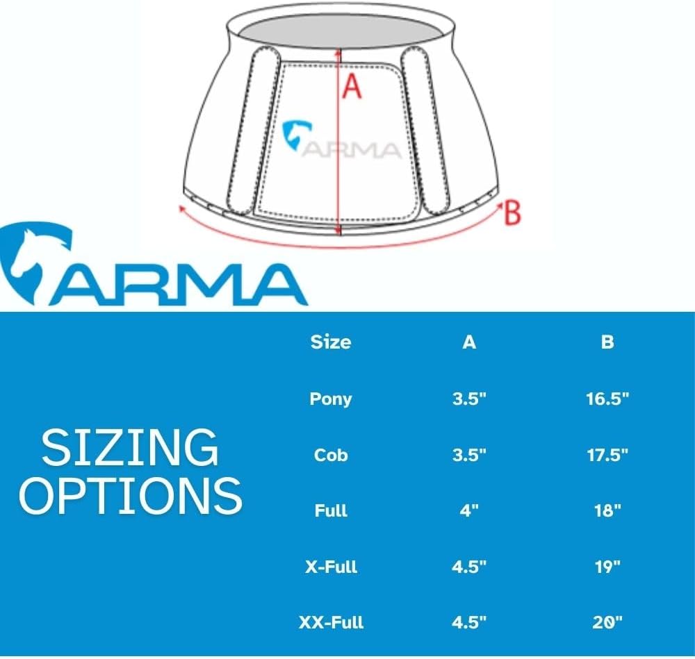ARMA Over Reach Horse Bell Boots