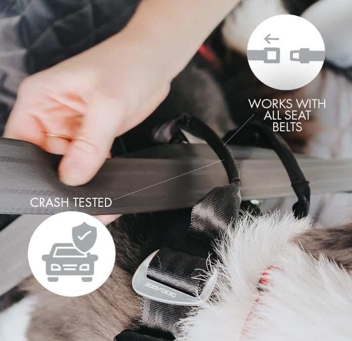 EzyDog Drive Dog Car Harness, Crash Tested and Certified - Medium