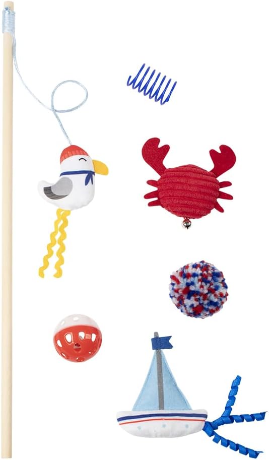 Fringe Studio This Shore is Fun! 6-Piece Plush Cat Toy Set