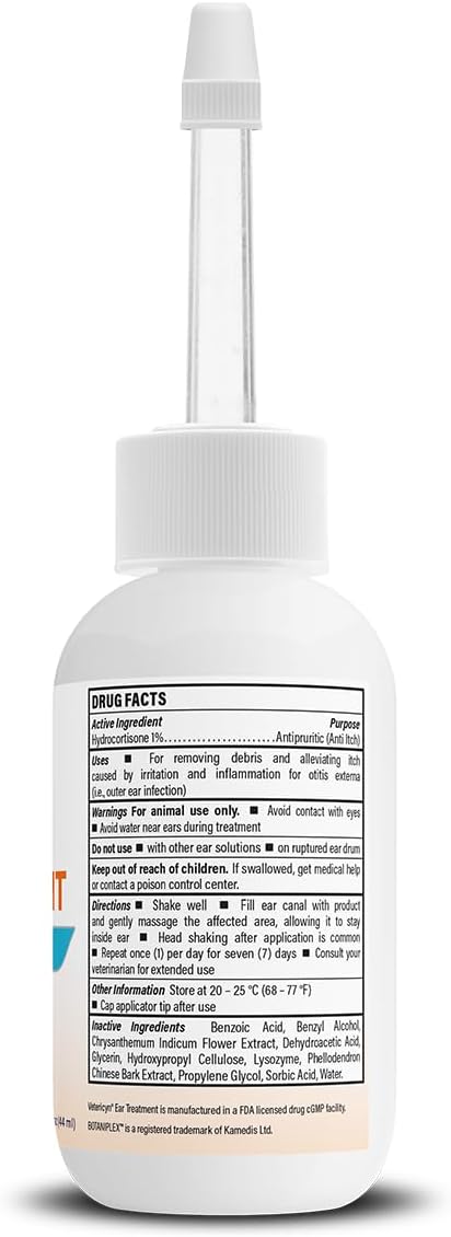 Vetericyn Triple-Action Ear Treatment for Dogs & Cats