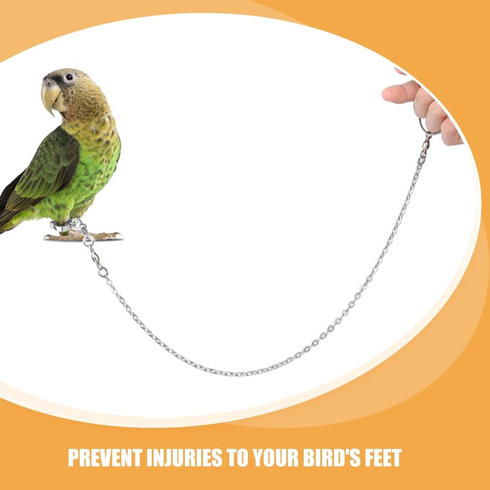 1Pc Bird Foot Chain Flying Stainless Steel Training Rope Outdoor