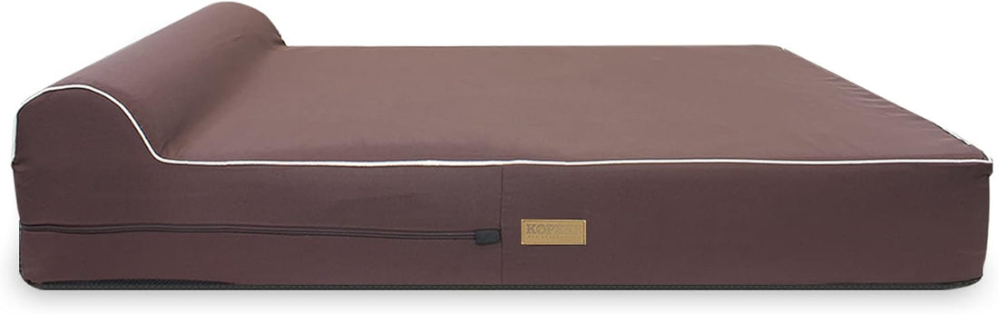 KOPEKS Dog Bed Replacement Cover Memory Foam Beds - Brown