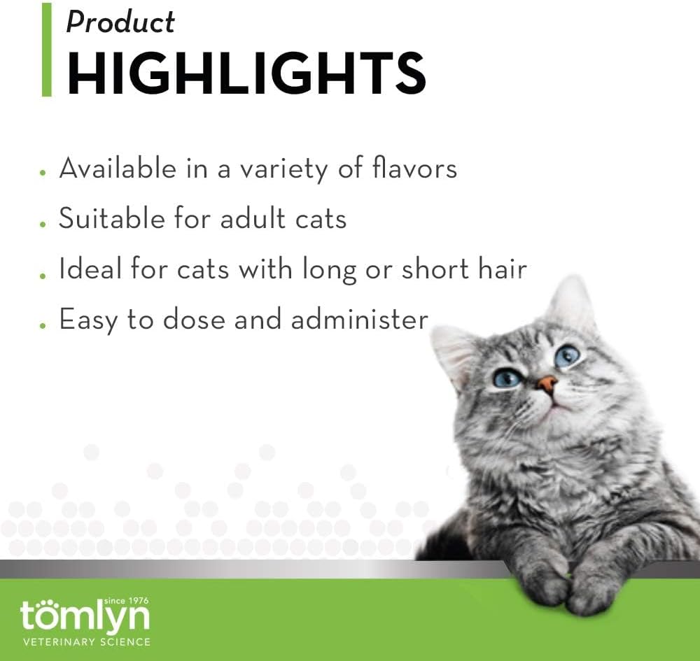 TOMLYN Laxatone Catnip Flavored Hairball Remedy Gel for Cats