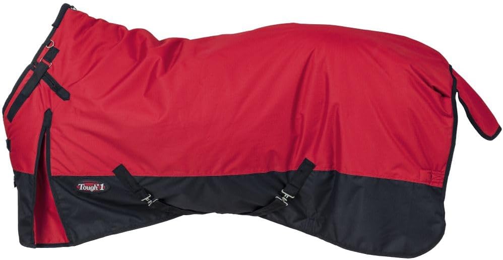 TOUGH1 600D Turnout Blanket with SNUGGIT, Turquoise, 69-in