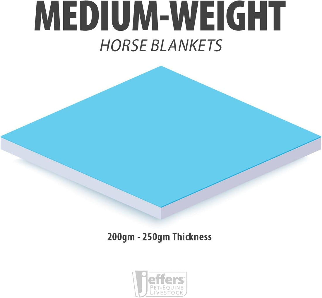 Jeffers 1200D Standard Neck Turnout Blanket, 240G, 78"