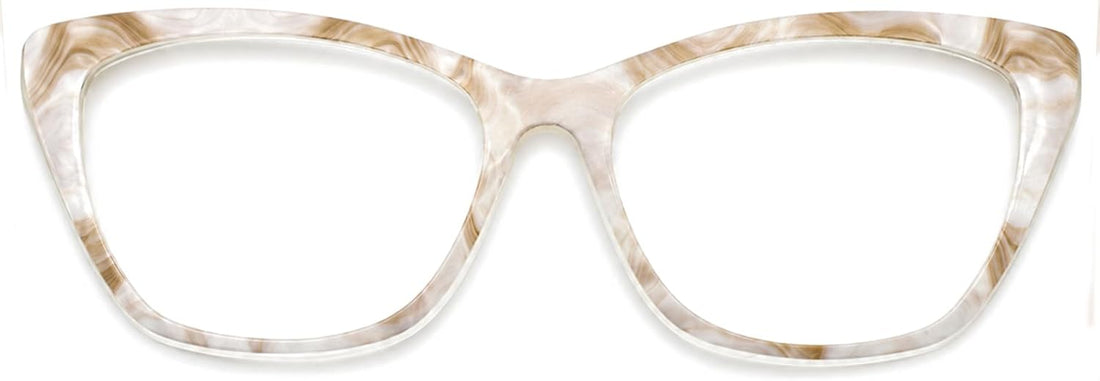 LUMA Magnetic Glasses, Cat Eye Frame & Interchangeable Toppers
