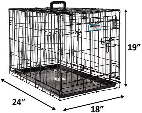 Precision Pet Products Two Door Provalue Wire Dog Crate, 42 Inch