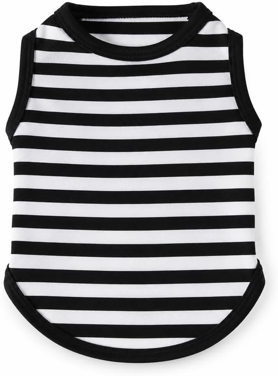 Petitebella Horizontal Stripes Puppy Dog Shirt