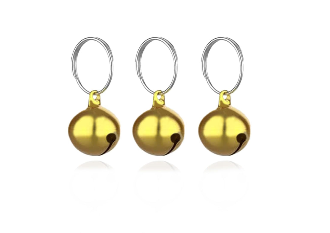 SKYPIA Round Dog Bells Dog Charm Bells Pet Pendant