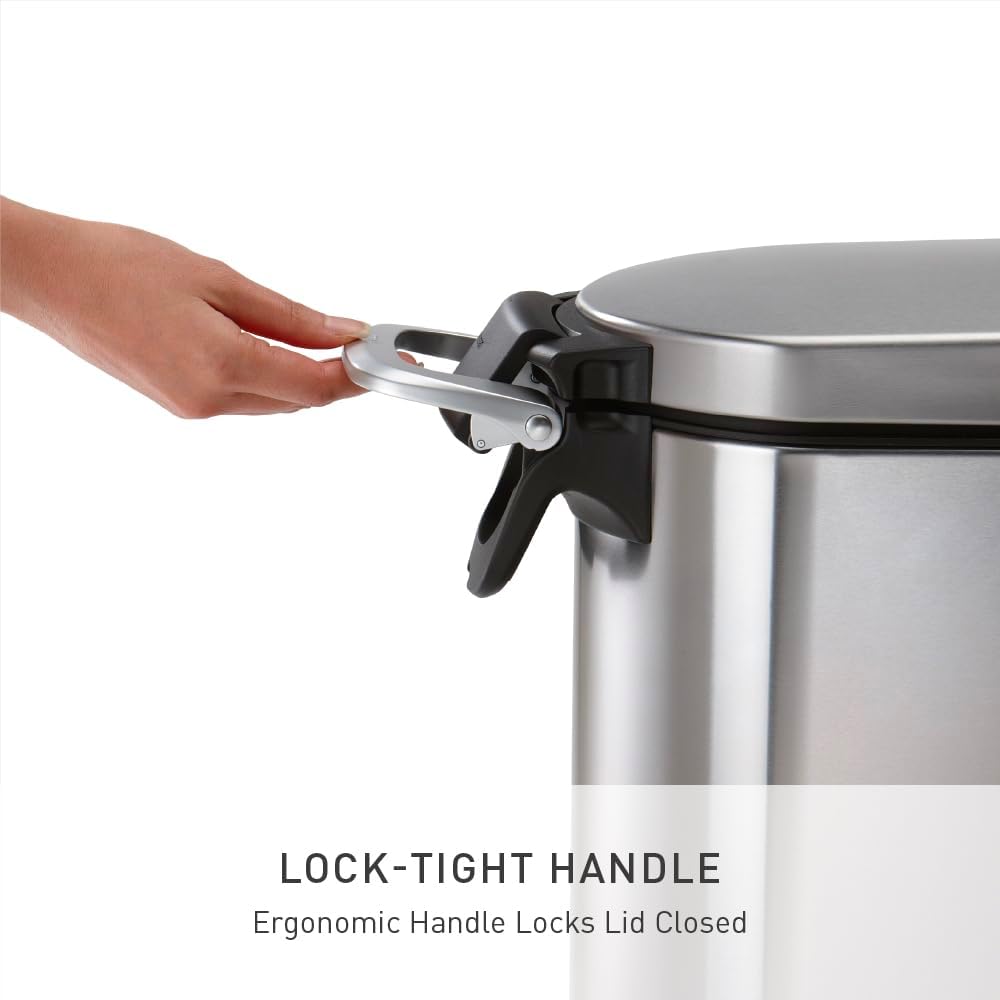 simplehuman 35 Liter, 40 lb / 18.1 kg X-Large Pet Food Storage