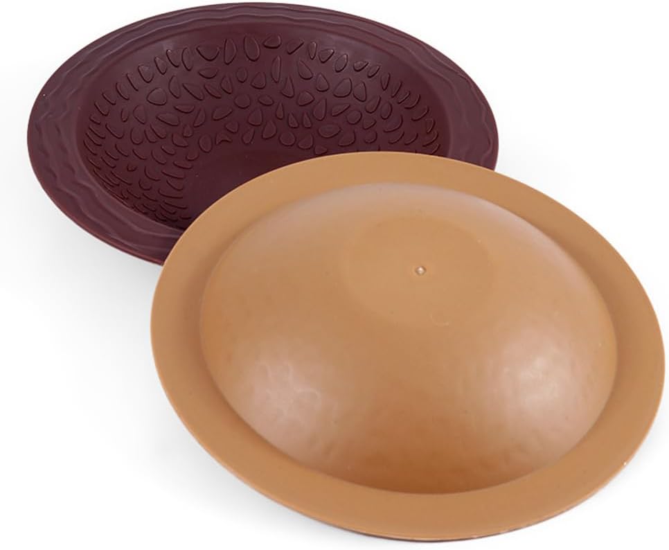 Turtle Bathing Pool Small, Resin Water Dish Feeding Bowl with Gentle