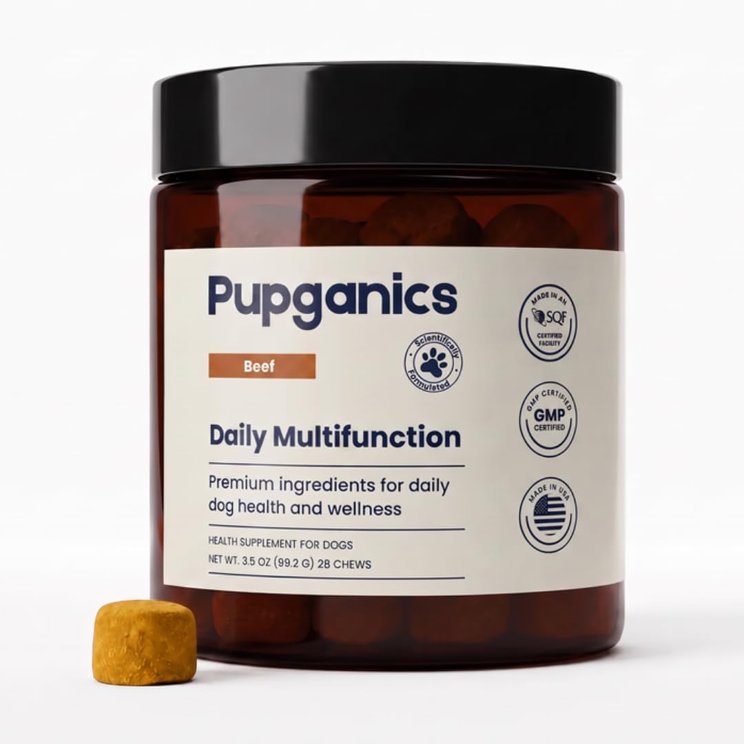 Multivitamin Daily Soft Chew Dog Supplement with Glucosamine