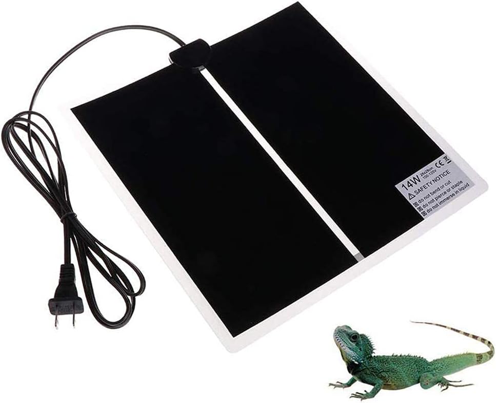 KABASI Reptile Heating Pad with Temperature Control, 20W 16.5x11inch