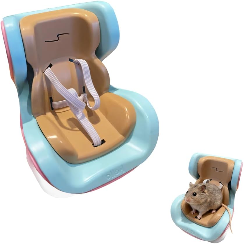 Hamsters Car Seat,Adjustable Leash Gerbils Car Vent Holder Includes