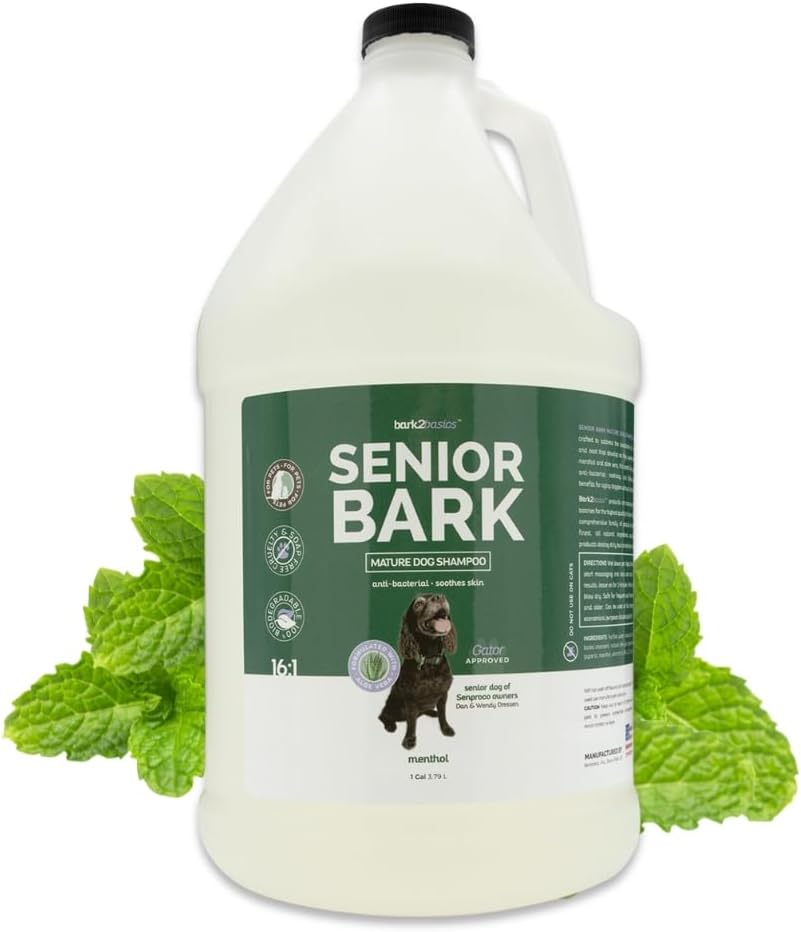 Bark2Basics Senior Bark Dog Shampoo for Senior Dogs, Itchy Skin