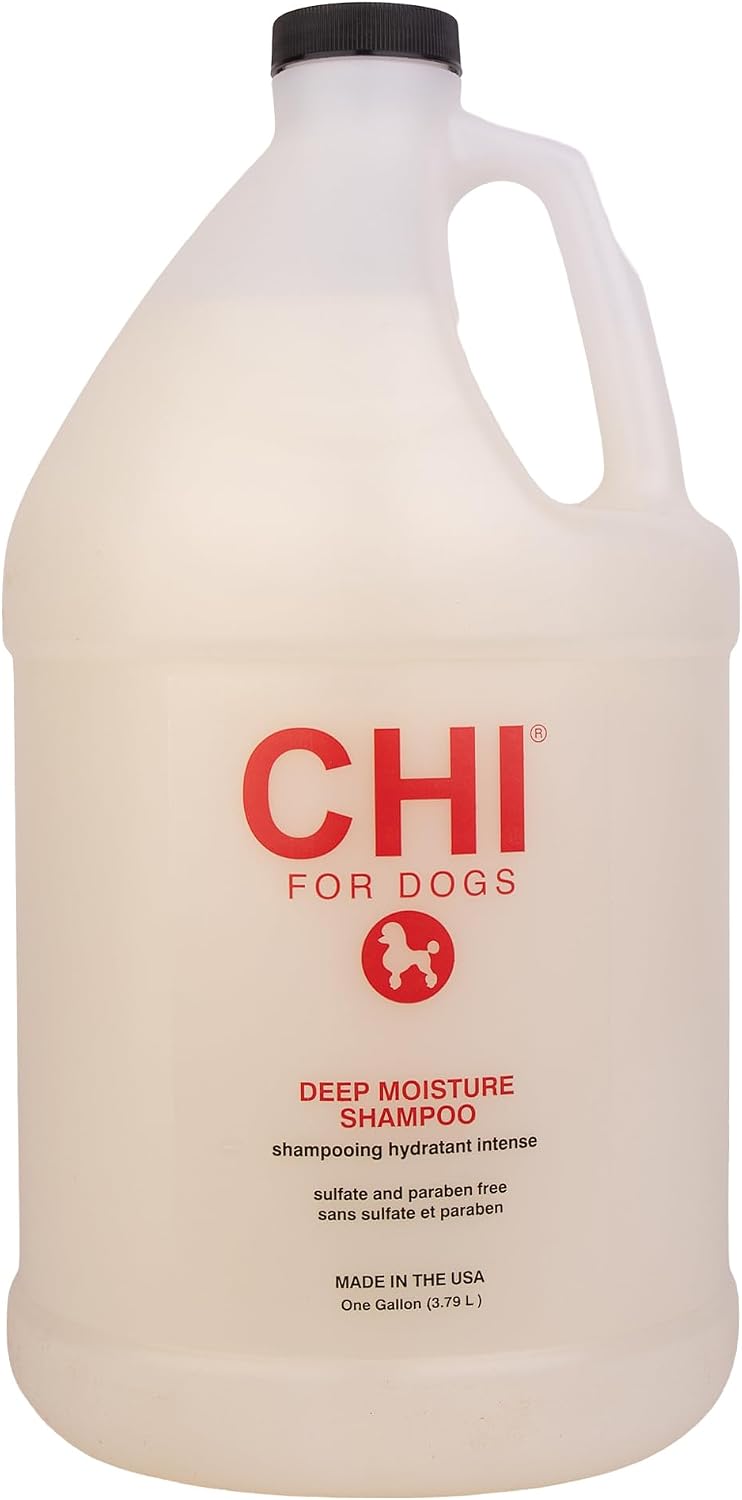 CHI for Dogs Deep Moisture Hydrating Dog Shampoo, 16 Fl Oz Bottle