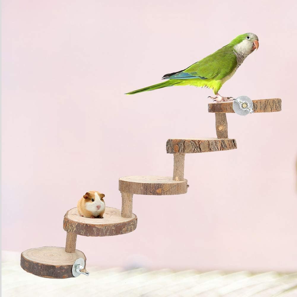 Tiiyee Wooden Hamster Ladder