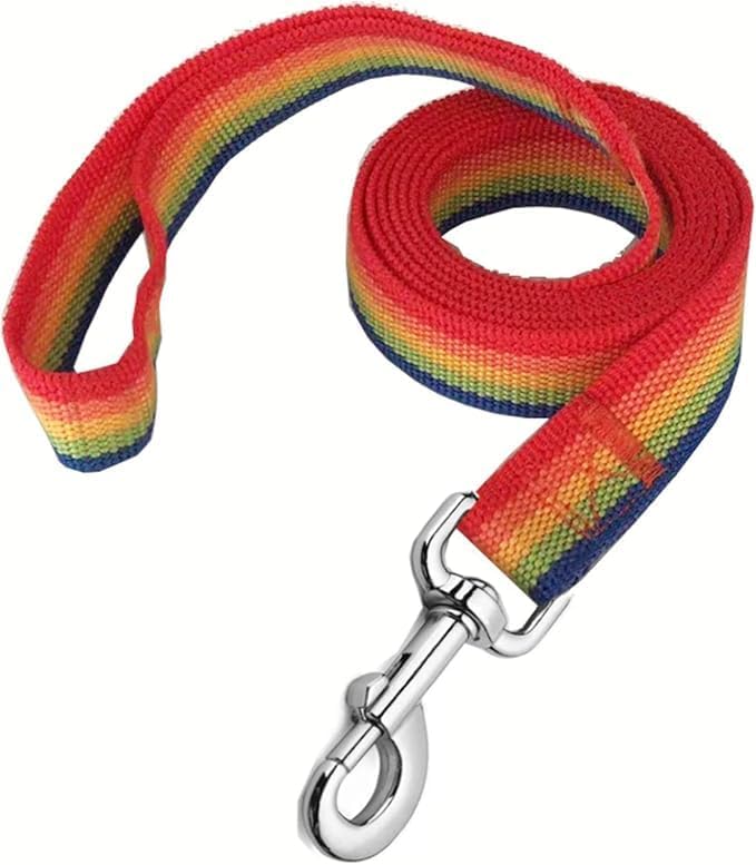Strong Nylon Dog Leash, 5 FT Long Dog Leashes for Medium Large Dogs