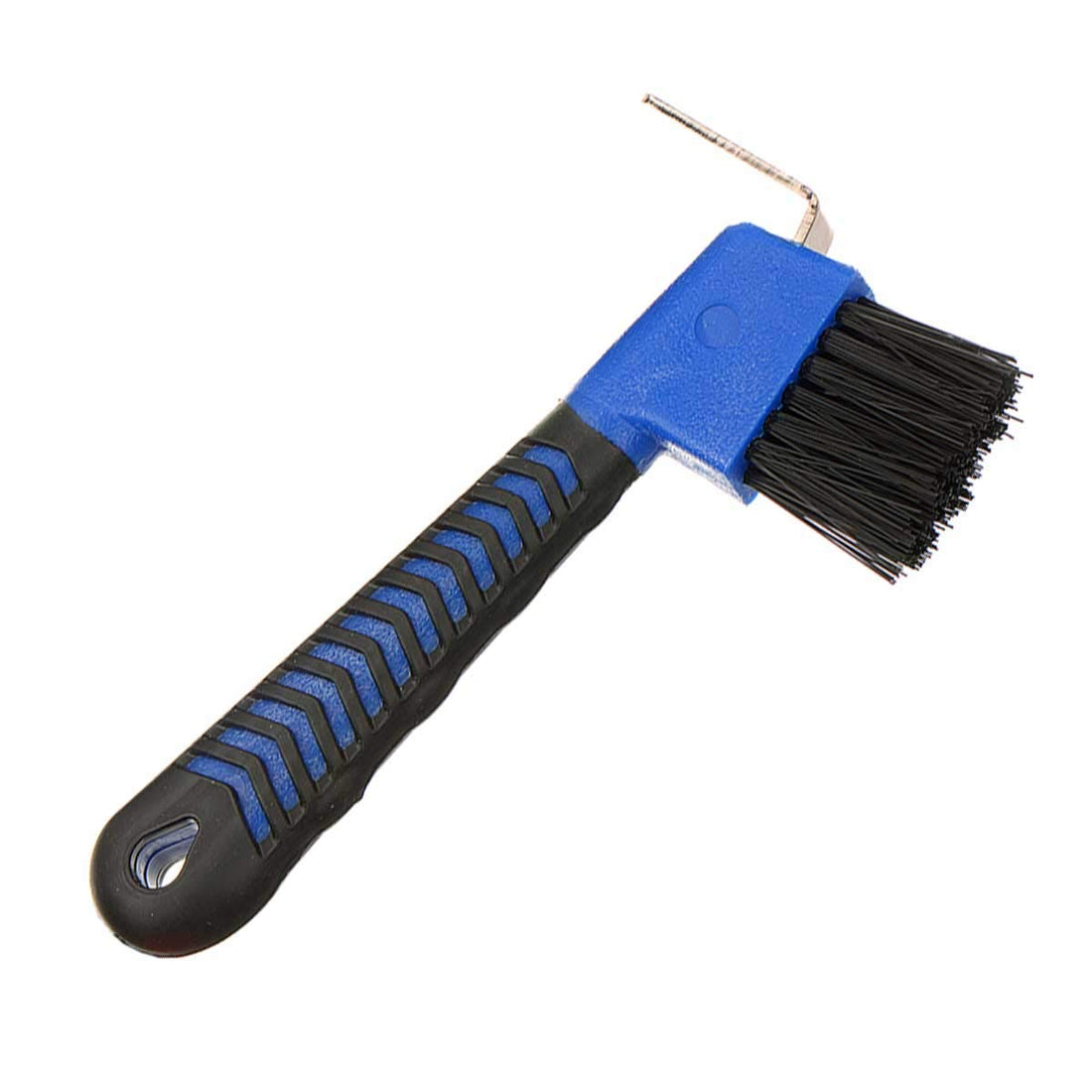 BOTH WINNERS Horse Hoof Pick Brush with Soft Touch Handle (Purple)