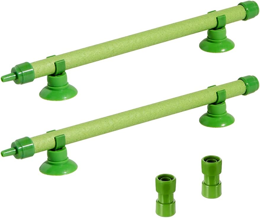 Quickun Aquarium Air Stone Bubble Wall Tube Oxygen Diffuser Bar Decor