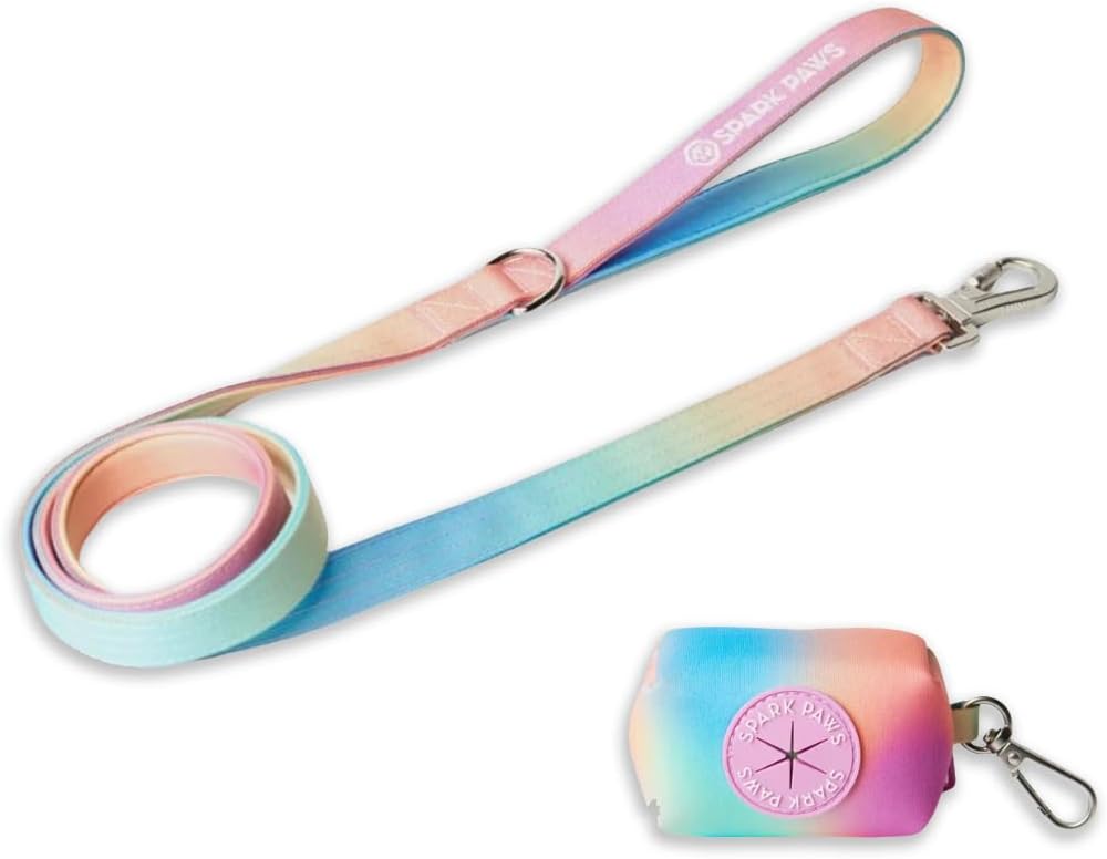 Spark Paws Premium Dog Leash & Poop Bag Set