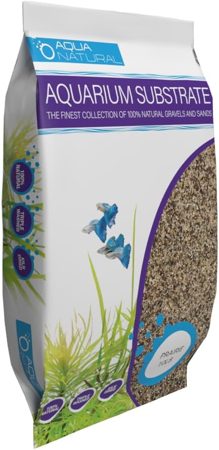 Aqua Natural Aquarium Substrate, Prairie Sand, 10lb