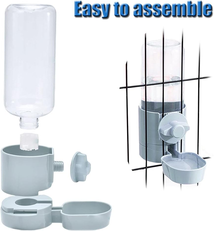 17oz No Leak Rabbit Waterer Feeder, Automatic Feeder for Animals