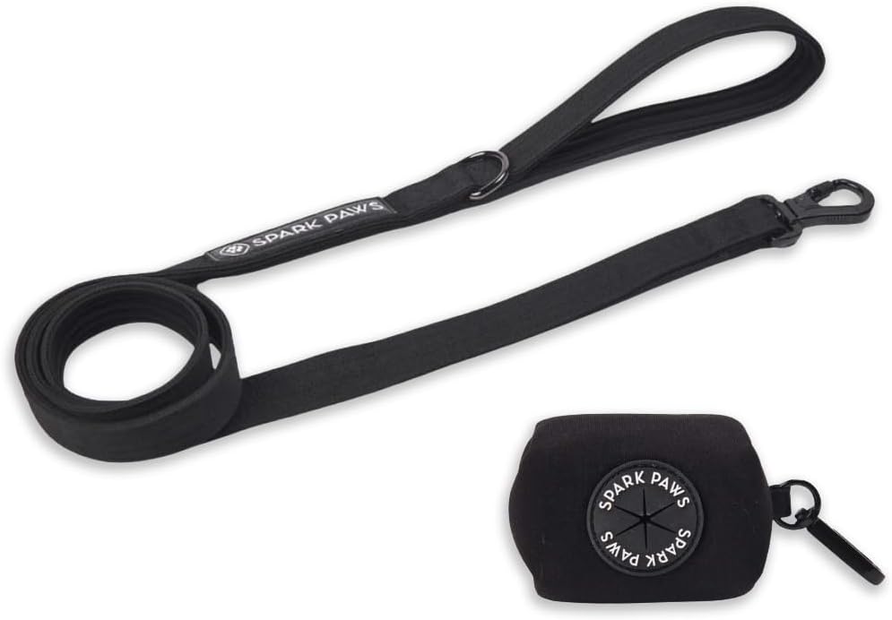 Spark Paws Premium Dog Leash & Poop Bag Set