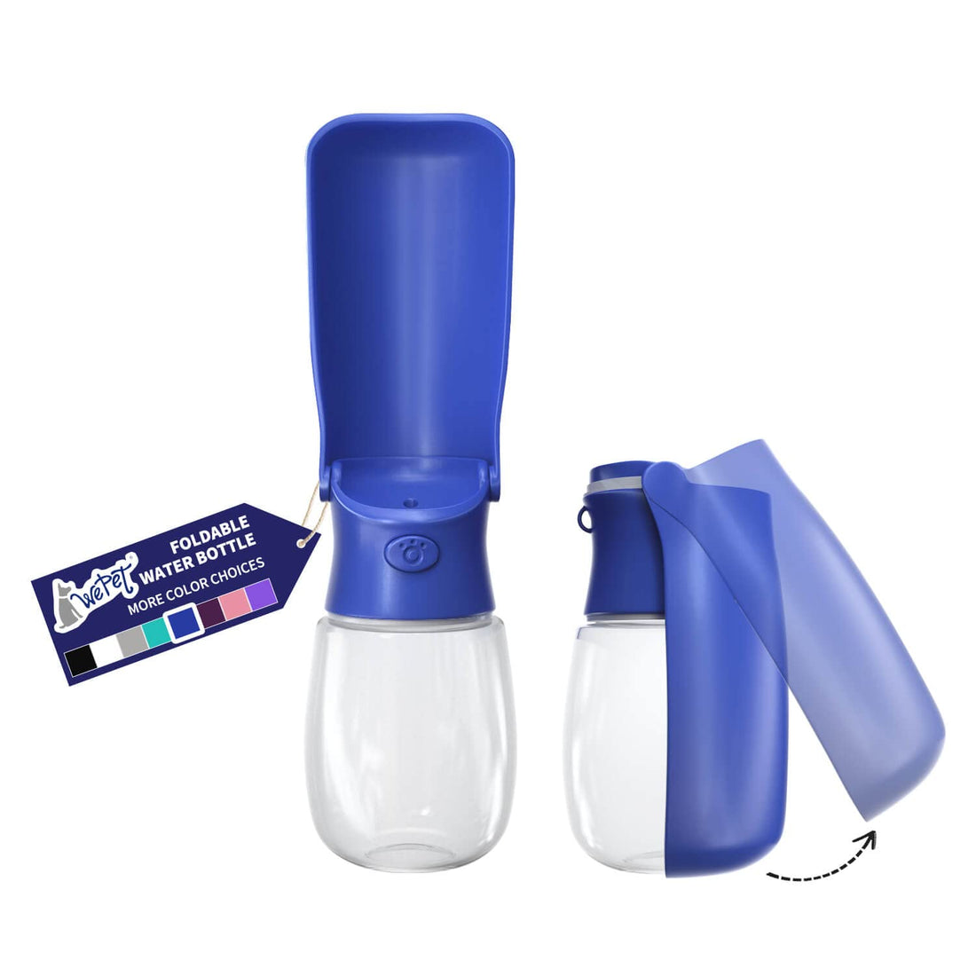 WePet Foldable Portable Dog Water Bottle Puppy Water Dispenser