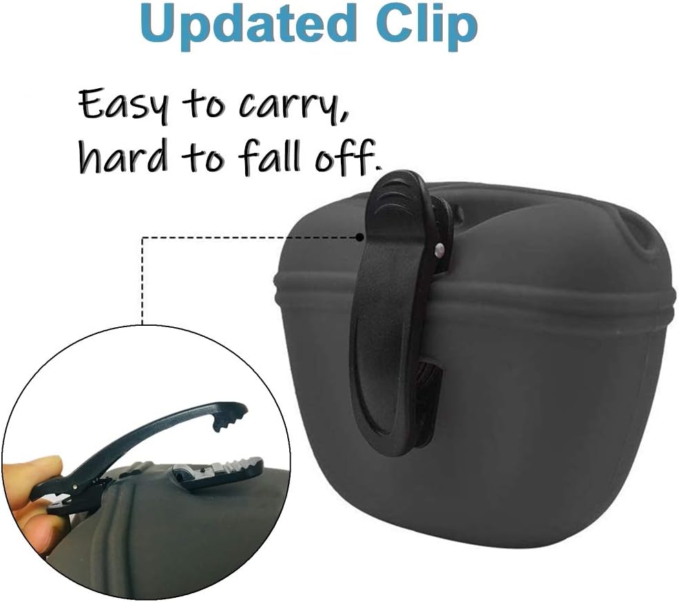 RoyalCare Silicone Dog Treat Pouch-Small Training Bag-Portable Dog