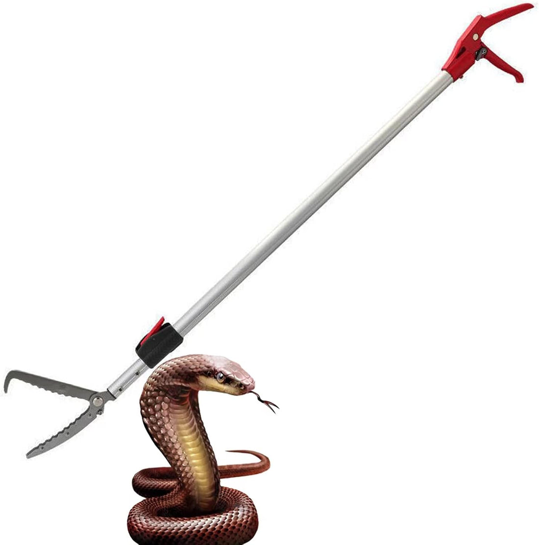 7.3ft Snake Catcher Tongs Grabber Professional Traps Stick Heavy Duty