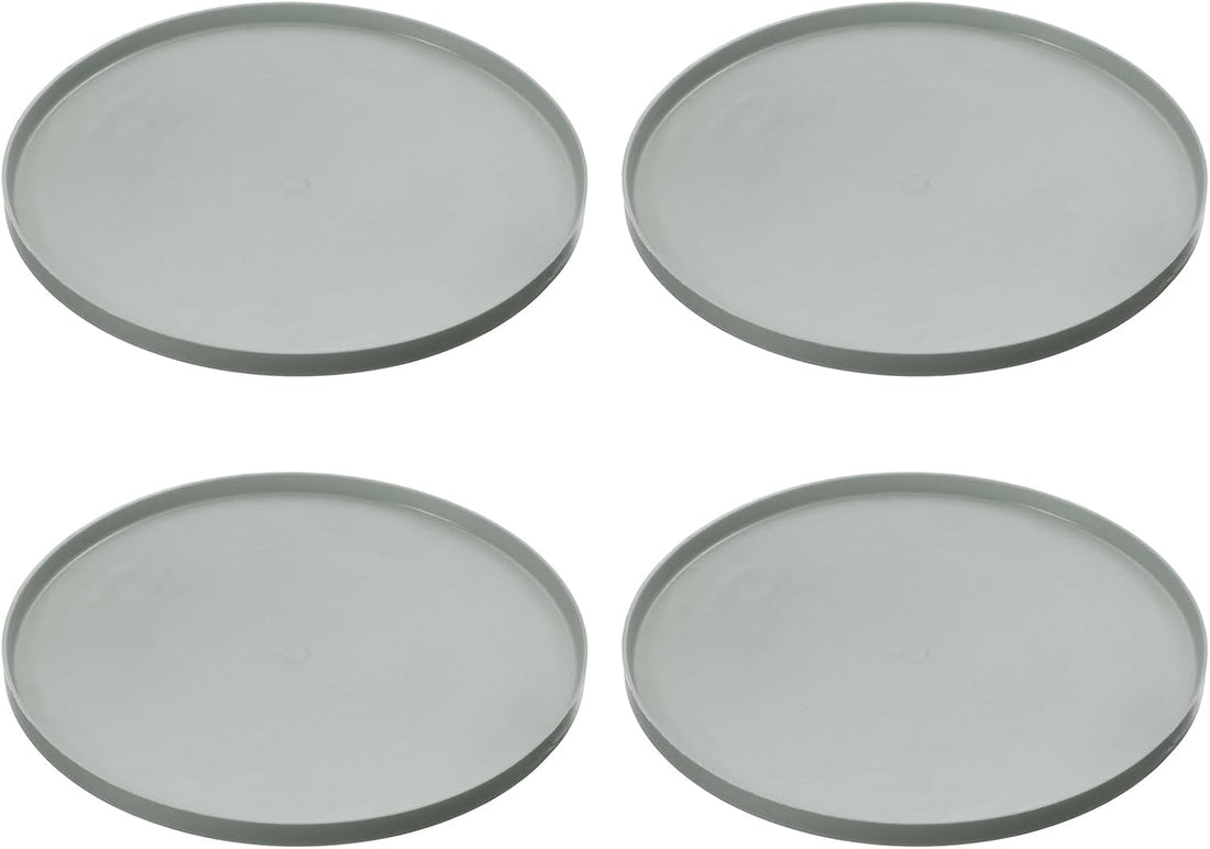 4Pcs Cat Food Mat,Silicone Pet Feeding Mat Waterproof 7x7In