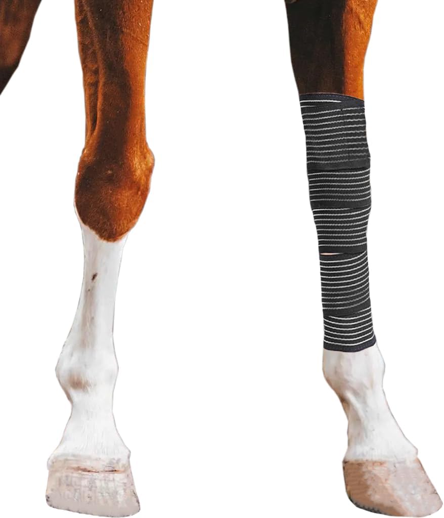 Elastic Compression Bandage Wrap for Horses