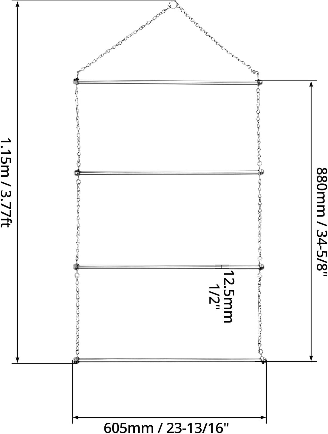 QWORK Horse Blanket Rack - 23.6 x 45.3 in