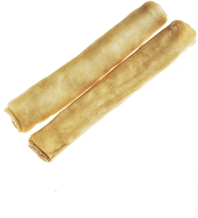 Tasman's Natural Pet All-Natural Buffalo Rawhide Rolls -2 Large Rolls