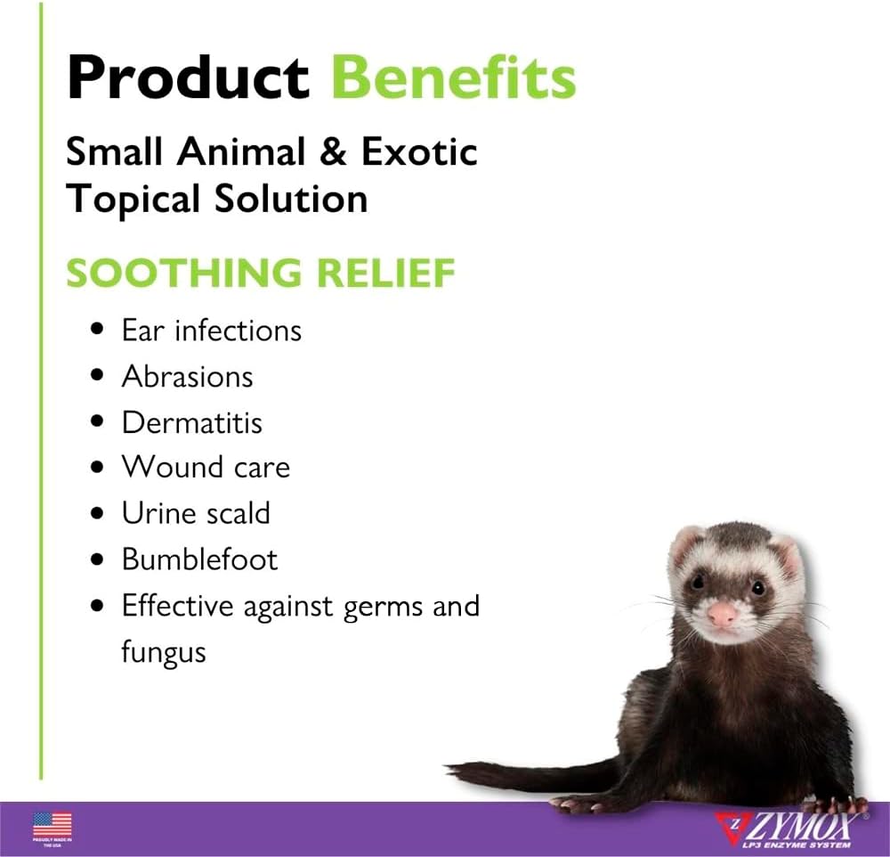 Zymox Small Animal & Exotic Topical Solution, 1.25 oz.