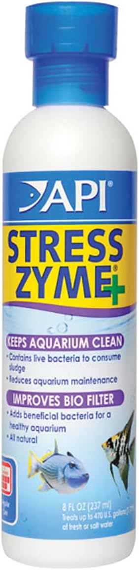 API STRESS ZYME Freshwater and Saltwater Aquarium Cleaning Solution