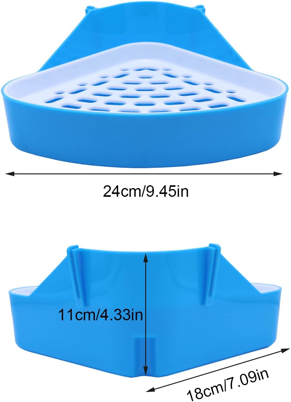 Litewoo Rabbit Litter Box Toilet Bunny Corner Potty for Guinea Pigs