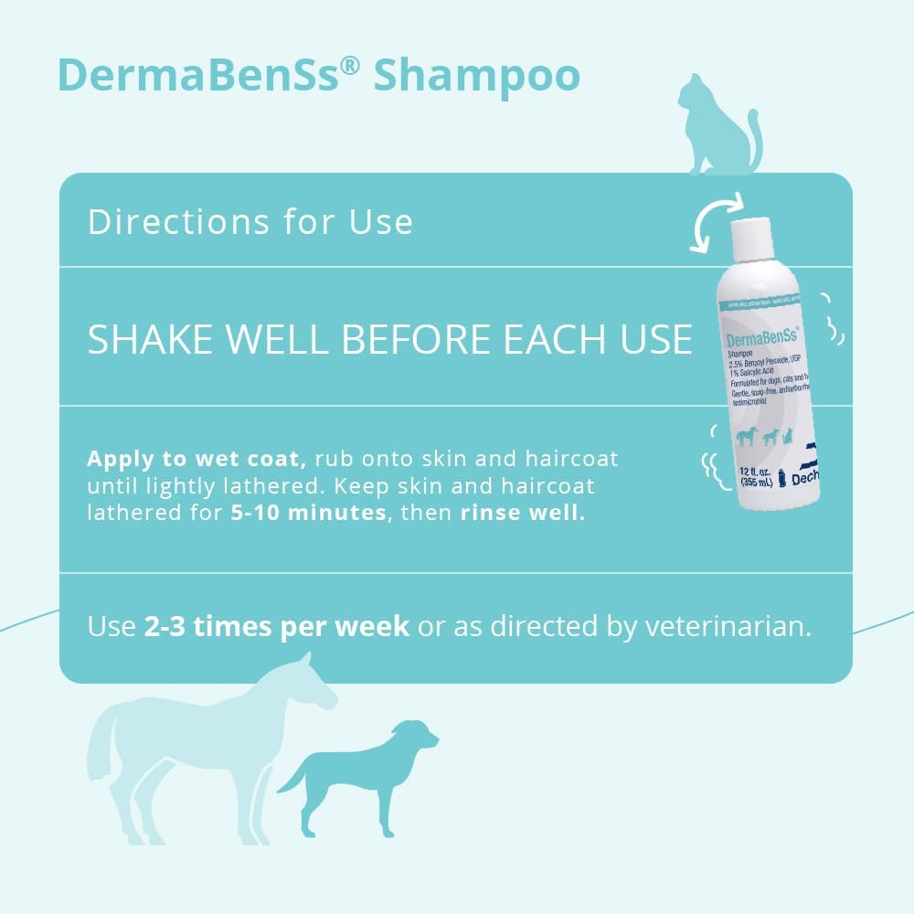 Shampoo for Dogs, Cats and Horses, 12 Fl Oz