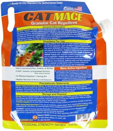 Nature's Mace Cat Repellent - 40 oz Ready-to-Use Deterrent Spray