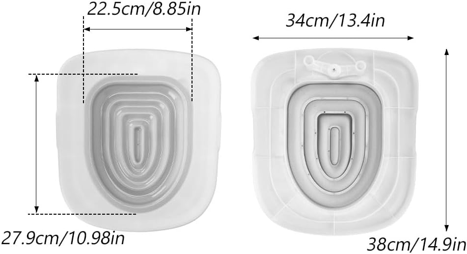 Cat Toilet Training Kit – Litter Box Alternative with Tray (Grey)