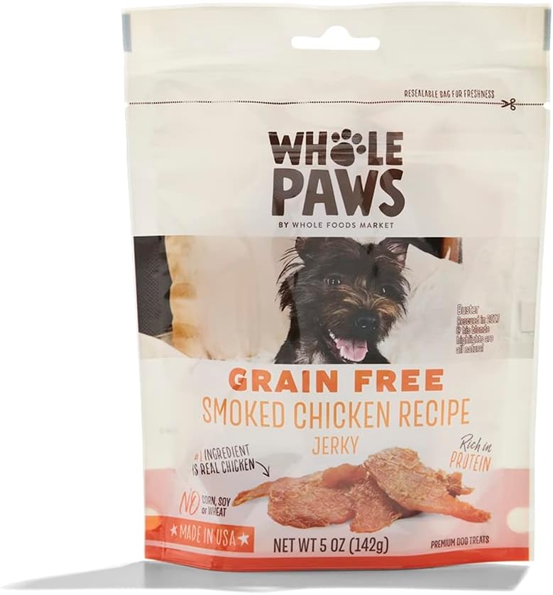 Whole Paws, Whole Paws, Chicken & Sweet Potato Jerky Bites, 5 Ounce