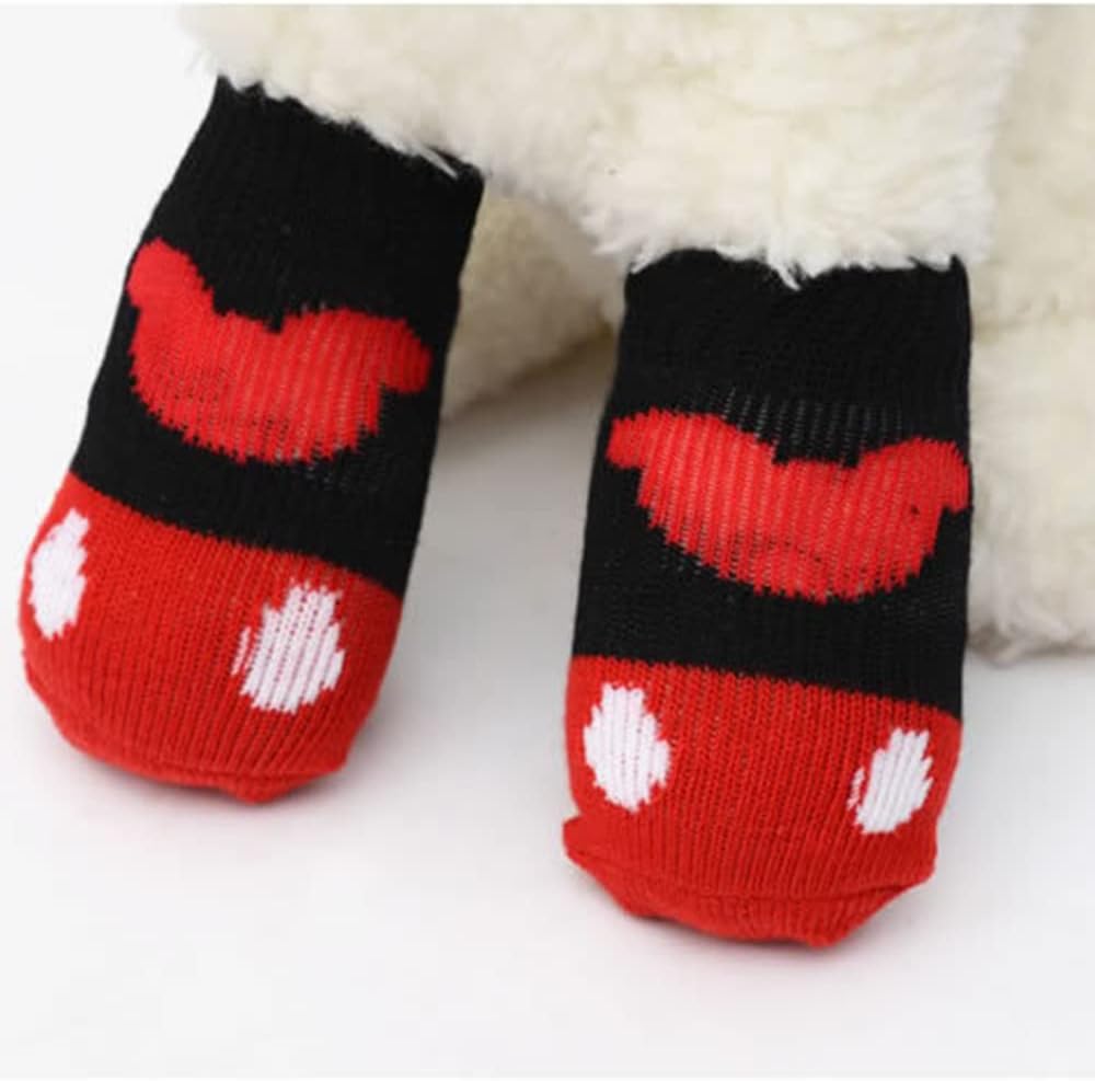 16 Pieces Dog Anti Slip Socks for Small Dogs