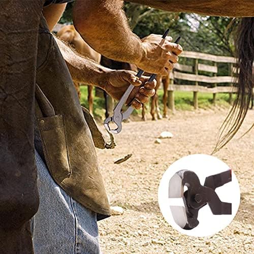 LONG RIVER Horse Farrier Hoof Tool Kit(7 Piece) with Carry Bag Horse